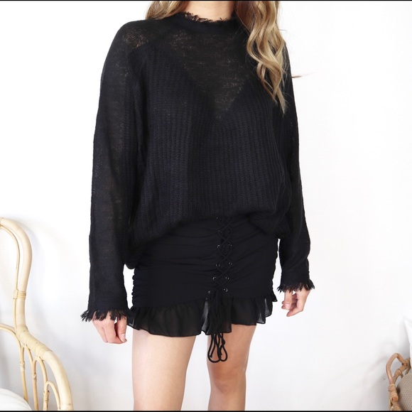 Boho Fringe Edge Sweater - Picture 3 of 5